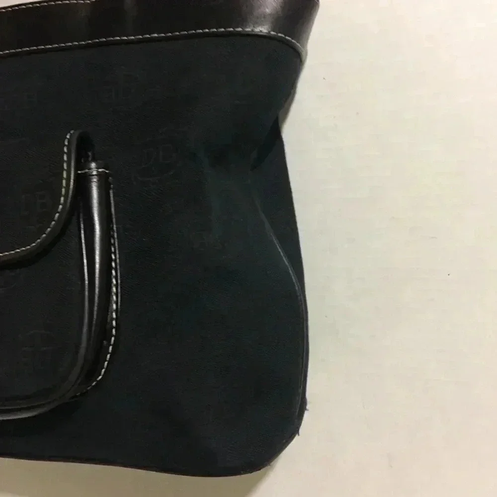 Dooney & Bourke DB Signature print canvas satchel